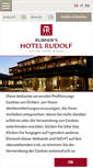 Mobile Screenshot of hotel-rudolf.com