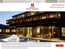 Tablet Screenshot of hotel-rudolf.com